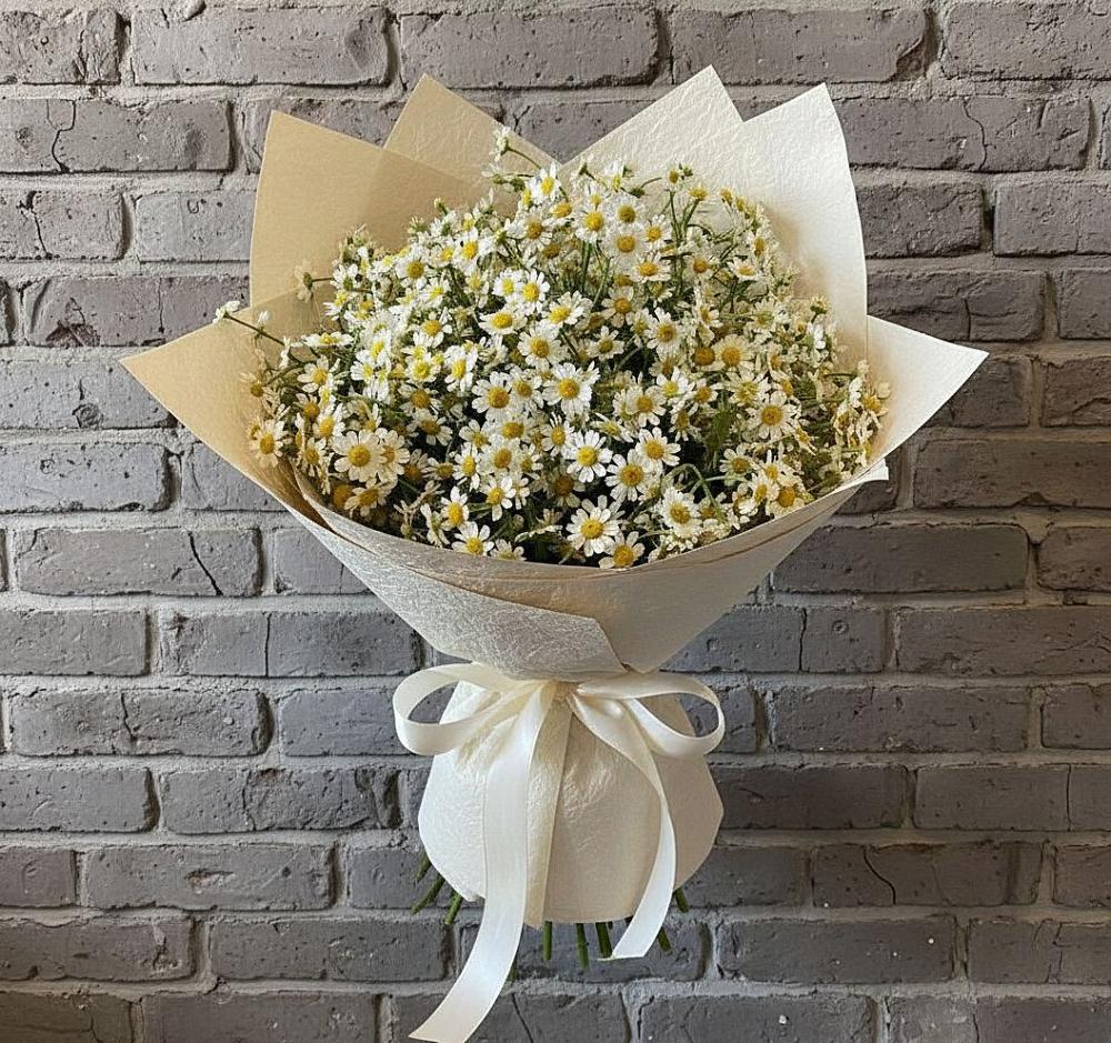 Букет цветов из: Ромашки в Черемушках Курской области