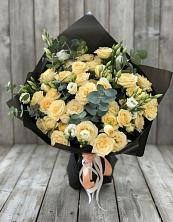 Букет цветов из:  Розы и Лизиантусы в Черемушках Курской области
