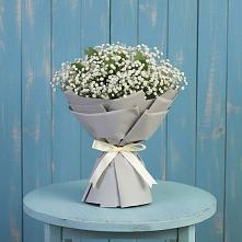 Букет цветов из:  Гипсофила в Черемушках Курской области