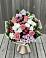 Букет цветов из: Альстромерии, Гвоздики, Розы и Хризантемы в Черемушках Курской области