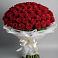 Букет 101 Красная роза Блэк Мэджик в Черемушках Курской области