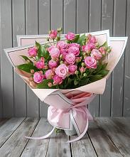 Букет Розовый кустик в Черемушках Курской области