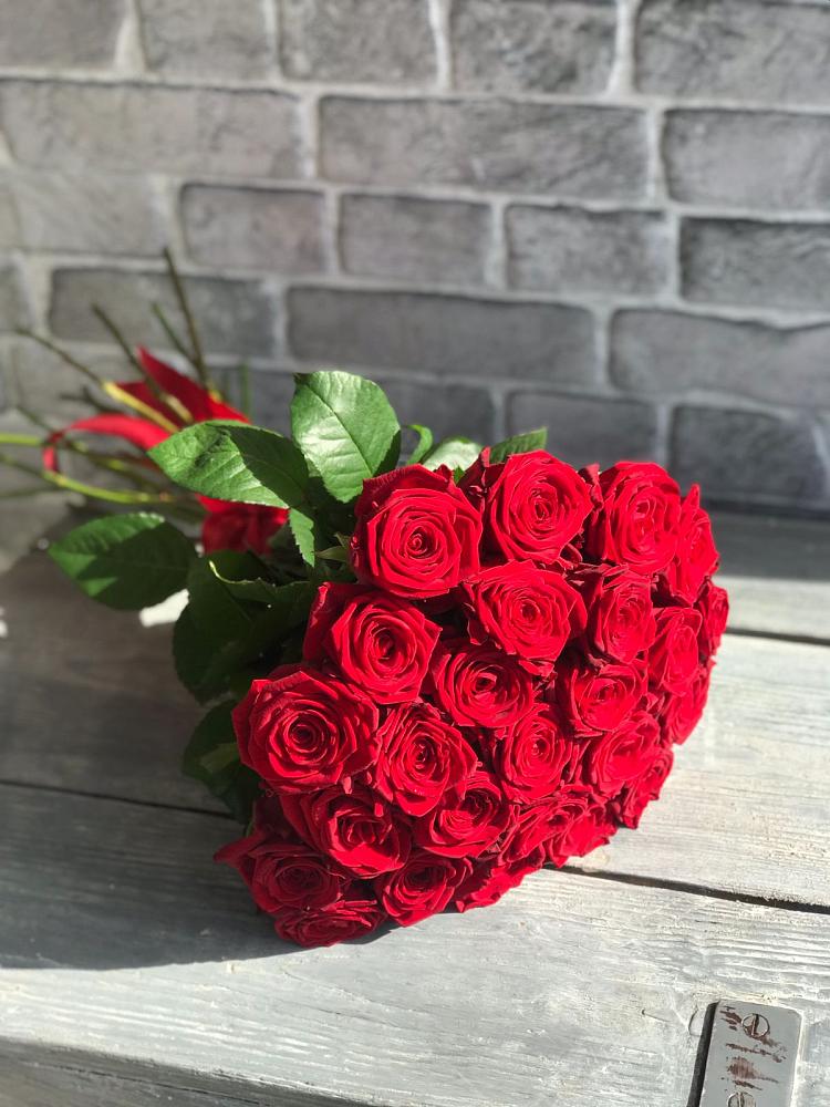 Букет Красные розы Фридом в Черемушках Курской области