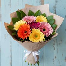 Букет цветов из:  Герберы в Черемушках Курской области