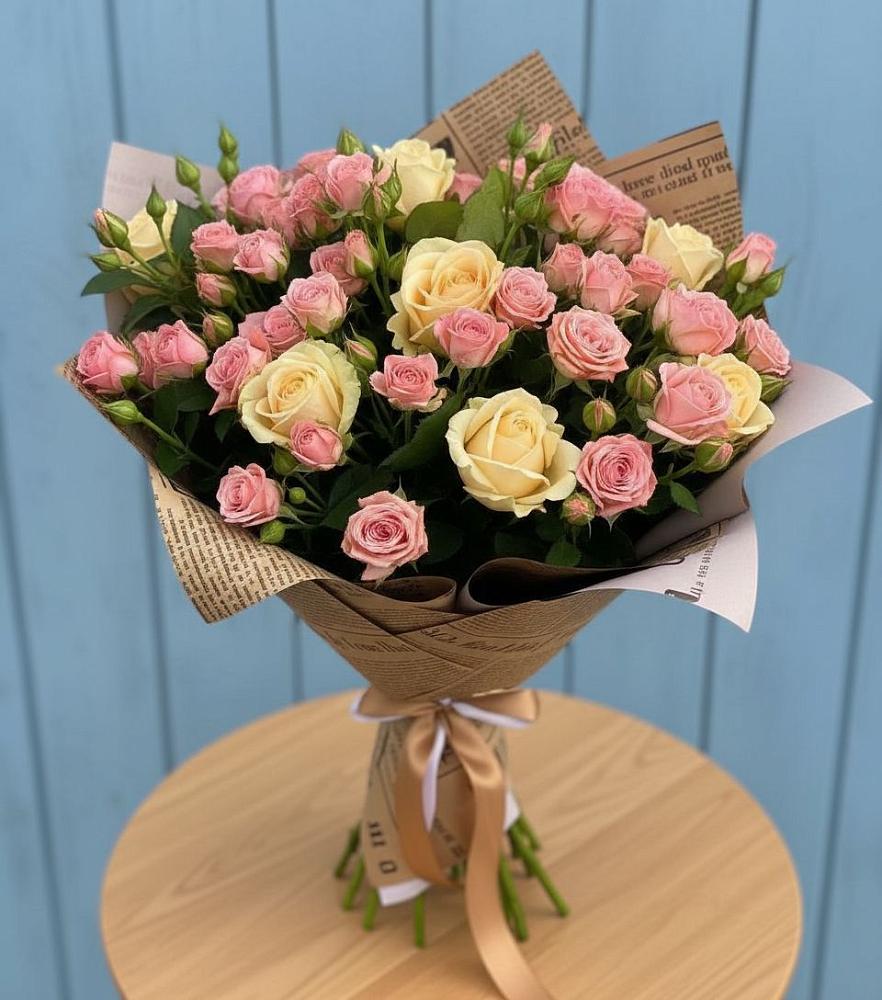 Букет цветов из: Розы в Черемушках Курской области