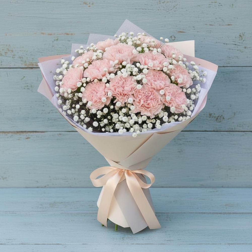 Букет цветов из: Гвоздики в Черемушках Курской области