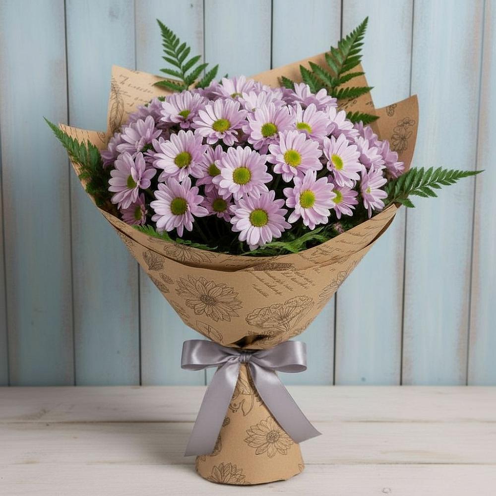 Букет цветов из: Хризантемы в Черемушках Курской области