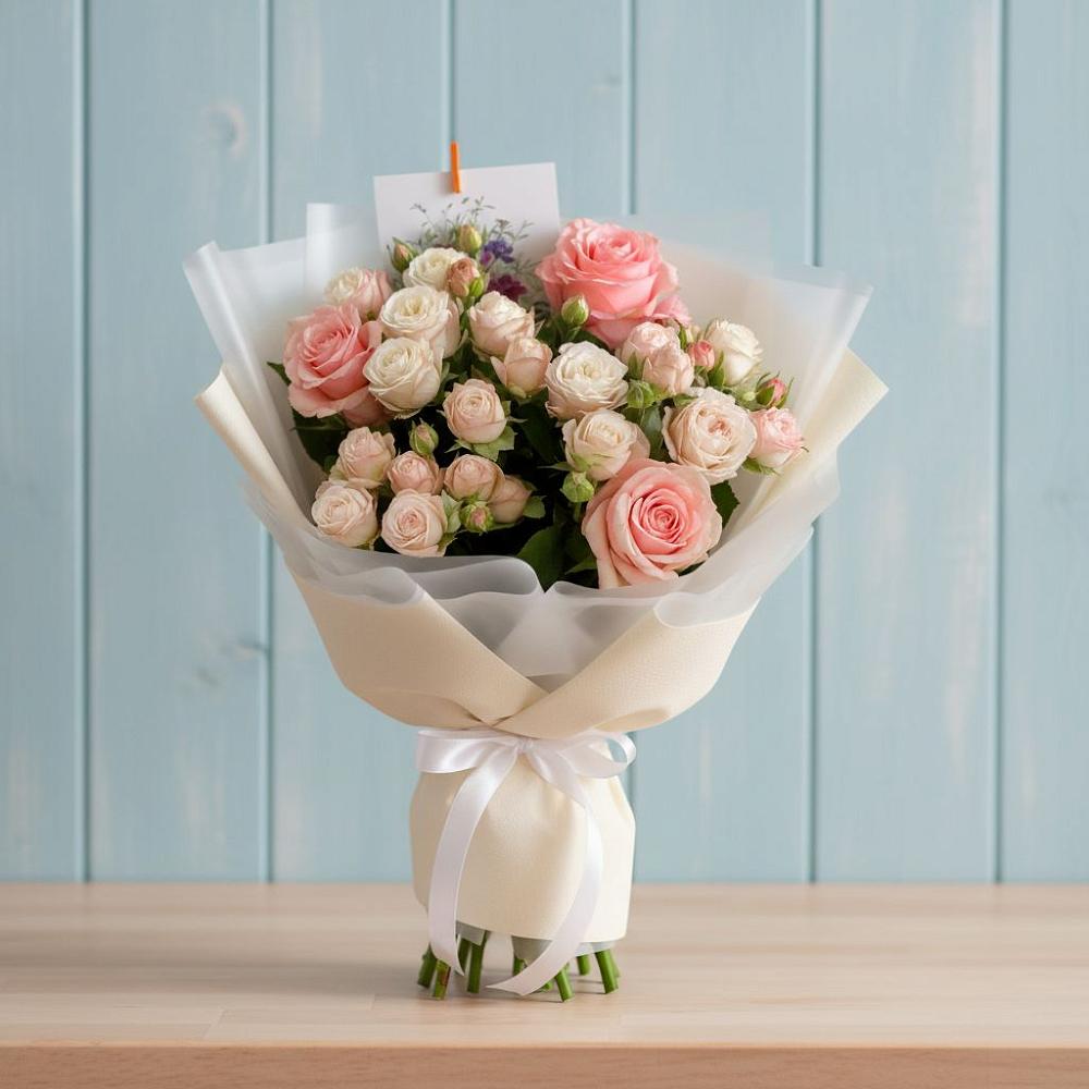 Букет цветов из: Розы в Черемушках Курской области