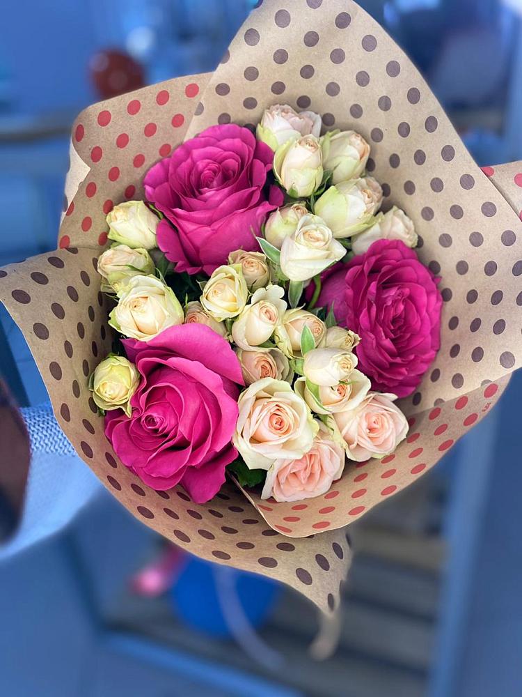 Букет цветов из: Розы в Черемушках Курской области