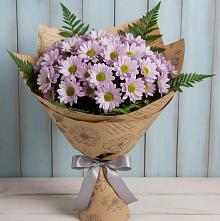 Букет цветов из:  Хризантемы #REPLACE_PRED# Черемушках Курской области