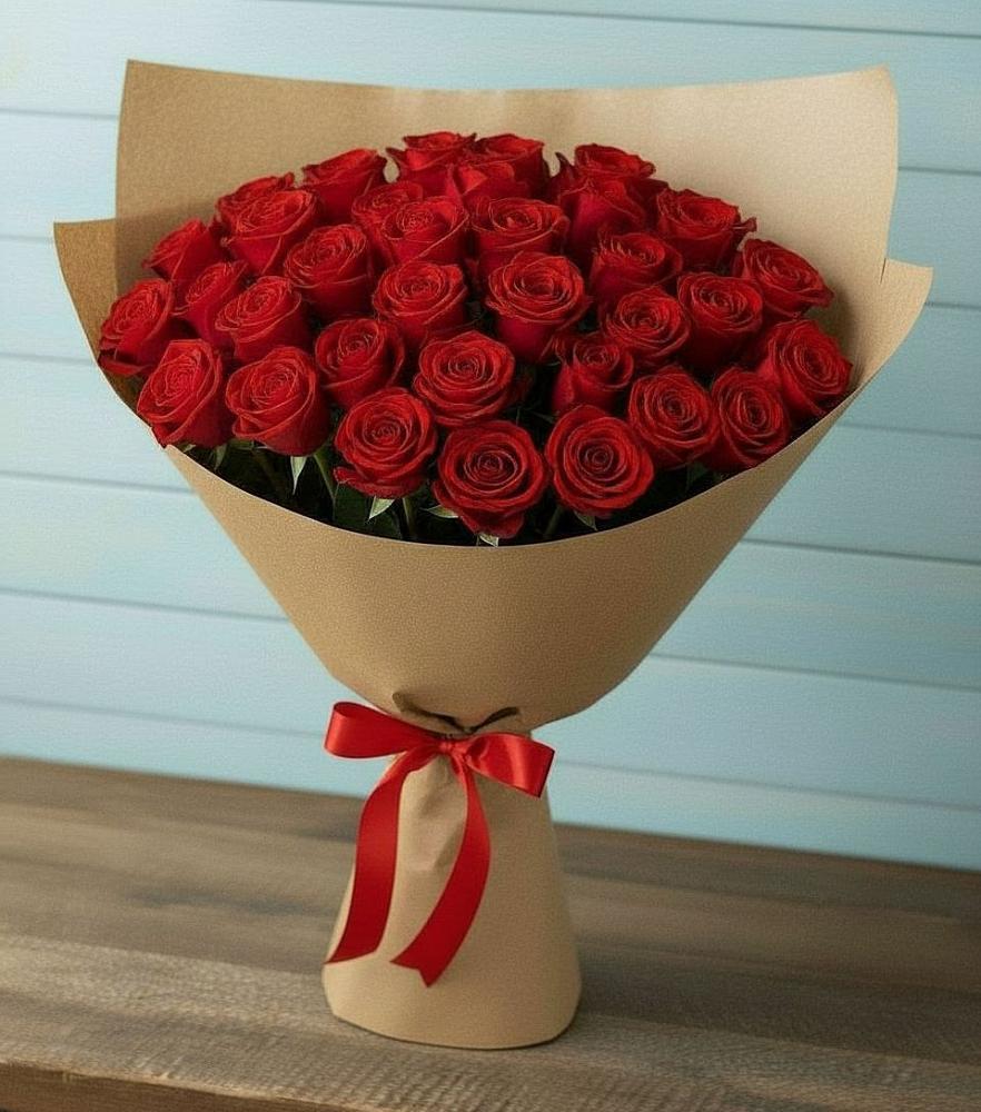 Букет Красные розы Милано в Черемушках Курской области