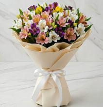 Букет цветов из:  Альстромерии #REPLACE_PRED# Черемушках Курской области