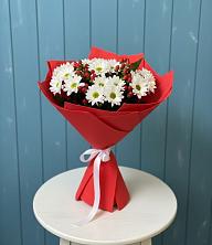 Букет цветов из:  Хризантемы в Черемушках Курской области