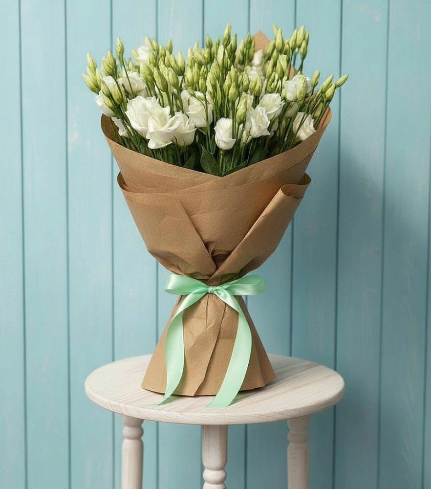 Букет цветов из: Лизиантусы в Черемушках Курской области