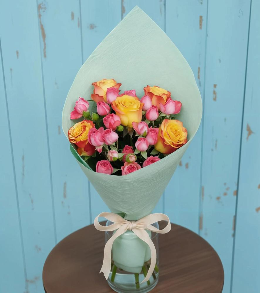 Букет цветов из: Розы в Черемушках Курской области