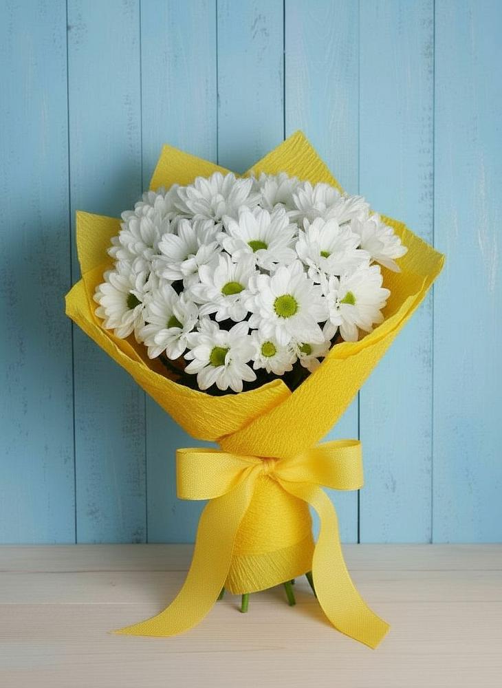 Букет цветов из: Хризантемы в Черемушках Курской области