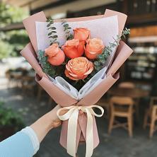 Букет цветов из:  Розы в Черемушках Курской области