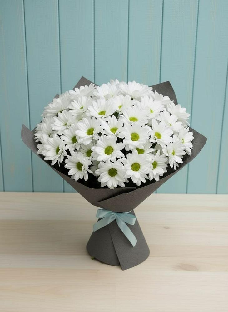 Букет цветов из: Хризантемы в Черемушках Курской области