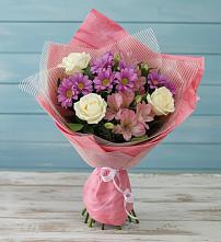 Букет цветов из:  Герберы в Черемушках Курской области