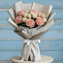 Букет цветов из:  Розы #REPLACE_PRED# Черемушках Курской области