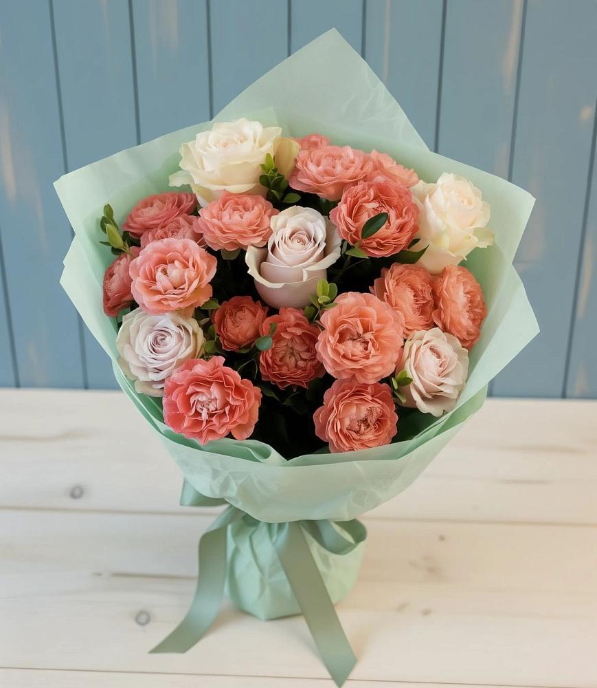 Букет цветов из: Розы в Черемушках Курской области