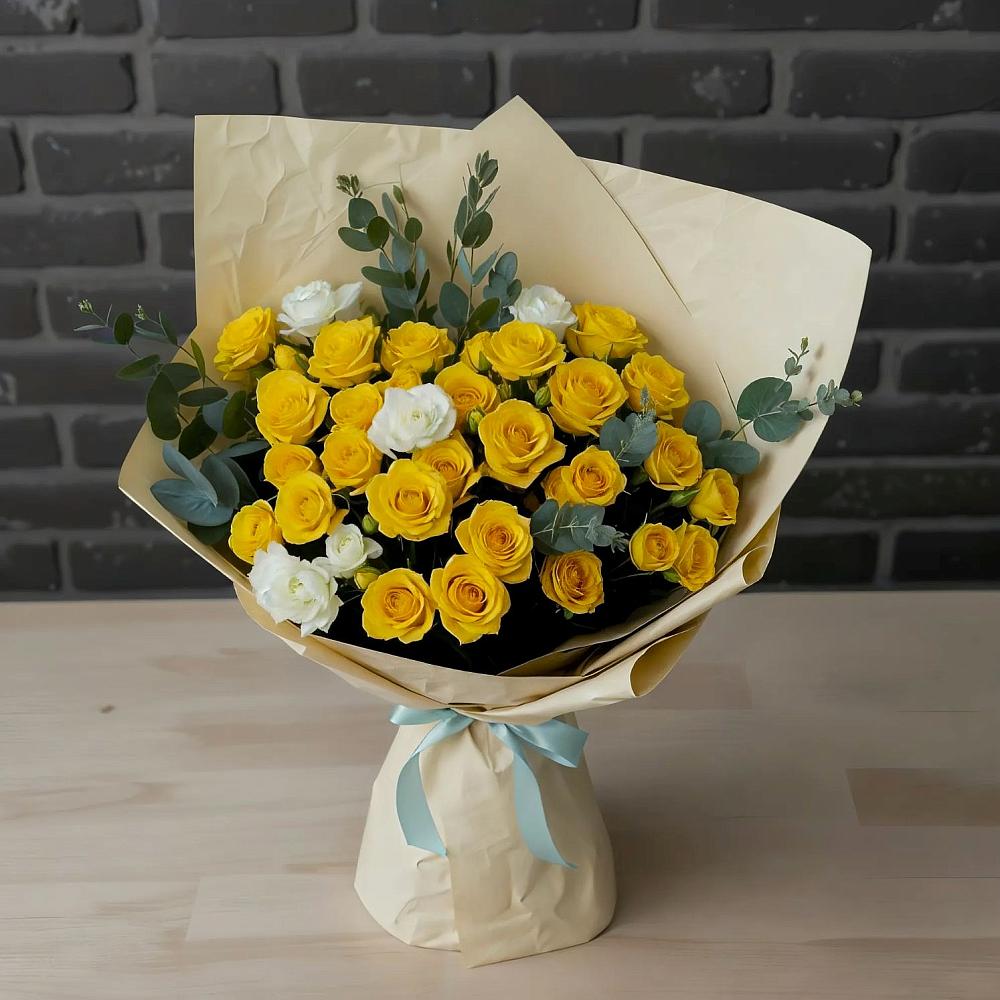 Букет цветов из: Розы в Черемушках Курской области