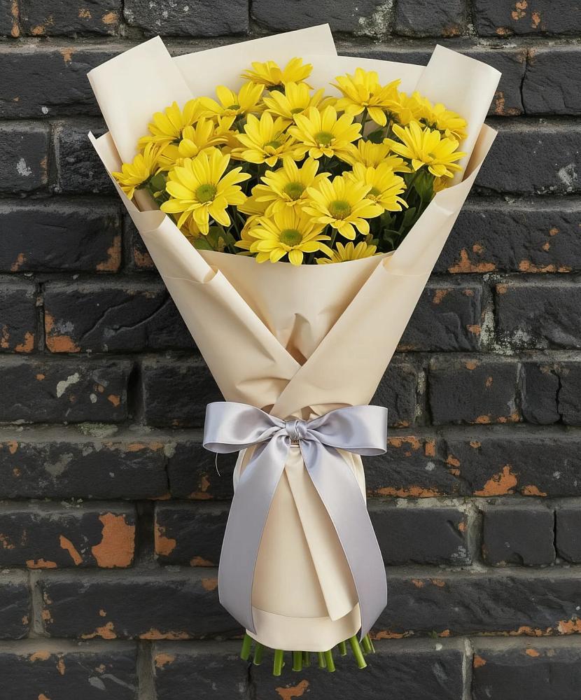 Букет цветов из: Хризантемы в Черемушках Курской области