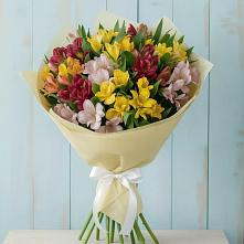 Букет цветов из:  Альстромерии в Черемушках Курской области