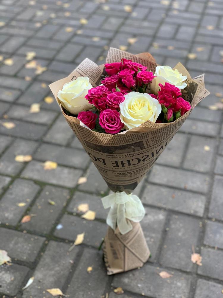 Букет цветов из: Розы в Черемушках Курской области