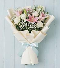 Букет цветов из:  Лилии #REPLACE_PRED# Черемушках Курской области