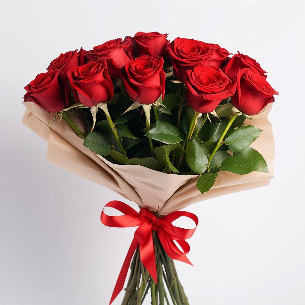 Букет 11 Красных роз Эдлесс Лав в Черемушках Курской области